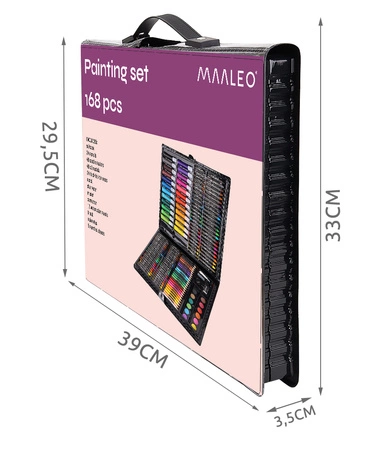 Zestaw Artystyczny do Malowania Walizka 168 el. MAALEO