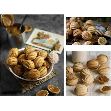 Opiekacz do Orzeszków Ciastek Forma 24 szt Elektryczny Orzeszki Wypiekacz RUHHY