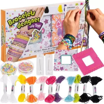 Zestaw do Robienia Biżuterii Bransoletek DIY 17 el KRUZZEL