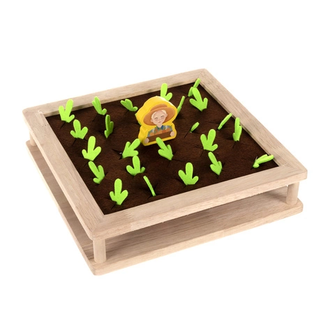 Gra Memory Farma Pamięciowa Montessori Układanka dla Dzieci Pamięć Foremki KRUZZEL