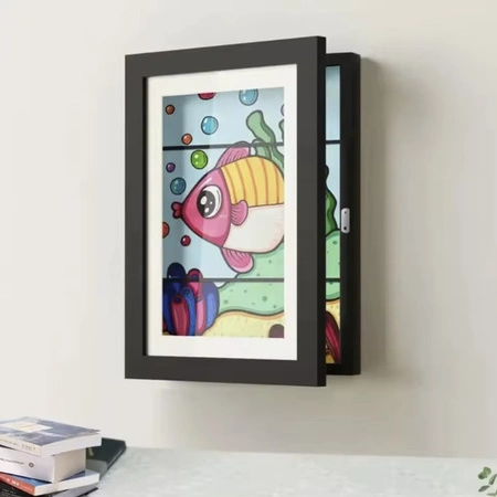 Ramka Artystyczna na Obrazki Dzieci Otwierana A4 Zdjęcia Rysunki Pojemnik KRUZZEL