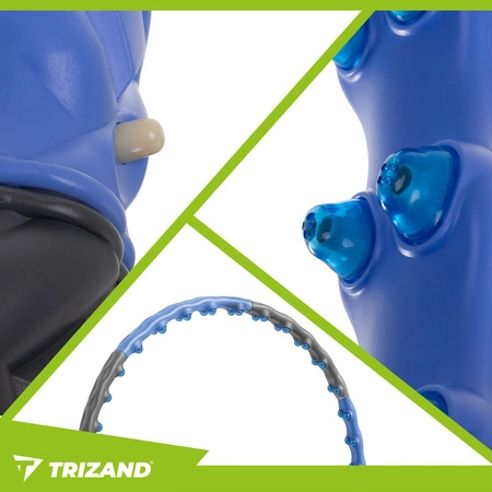 Hula Hop Odchudzające Trizand 110cm z 48 Wypustkami Magnetyczne Składane