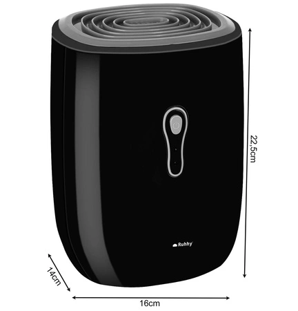 Osuszacz Powietrza Pochłaniacz Wilgoci Cichy 0,8l RUHHY