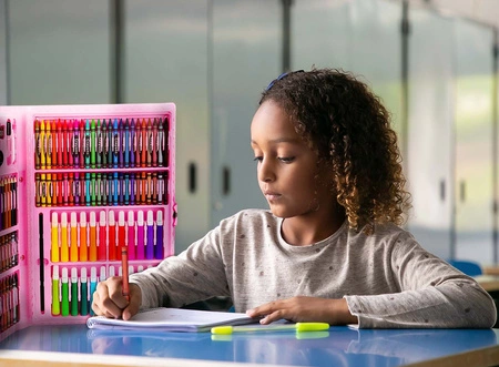 Zestaw do Malowania dla Dzieci Dziewczynek Artystyczny Plastyczny + Walizka MAALEO