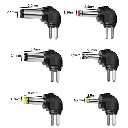 Zasilacz Uniwersalny Regulowany Ładowarka 3-12V Sieciowy USB 30W 6 Końcówek Izoxis 26106