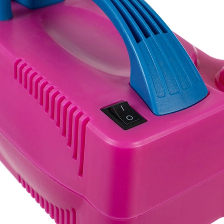 Elektryczna Pompka do Balonów 2 Dysze Szybka Wydajna Mocna 600W Różowa KRUZZEL