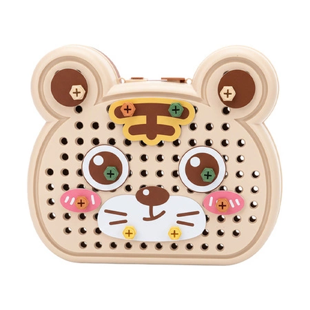 Klocki konstrukcyjne 3D KOSMOS Iso Trade 161el Wkrętarka Prezent dla Dzieci 26579