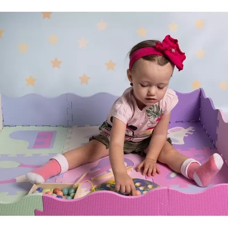 Łowienie Rybek Gra Zręcznościowa Rybki na Magnes Wędki Drewniana Rodzinna KRUZZEL