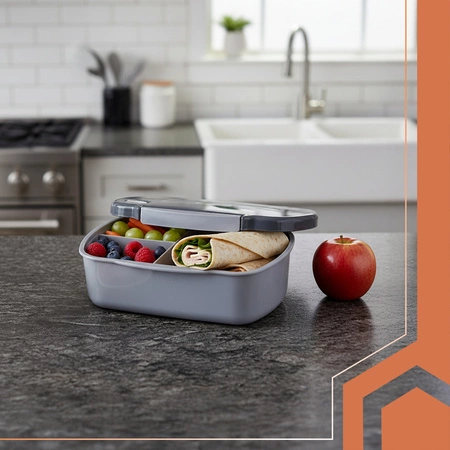 Lunchbox Śniadaniówka Ruhhy 800ml Pojemnik do Mikrofali Zmywarki BPA FREE 26169