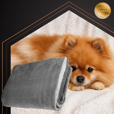 Koc Gruby Dwustronny Narzuta na Łóżko Kanapę Miękki Ciepły Baranek 150x200 Ruhhy 26292