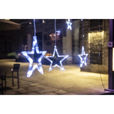 Lampki Choinkowe Wiszące Kurtyna LED na USB 2,5x1m ISO TRADE