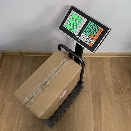 Waga Magazynowa Elektroniczna Sklepowa LCD 150kg Platformowa Towarowa Mocna MALATEC