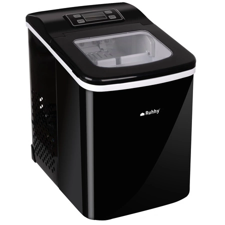 Kostkarka do Lodu Domowa Maszyna do Kostek Ekspresowy Lód 12 kg Wyświetlacz RUHHY
