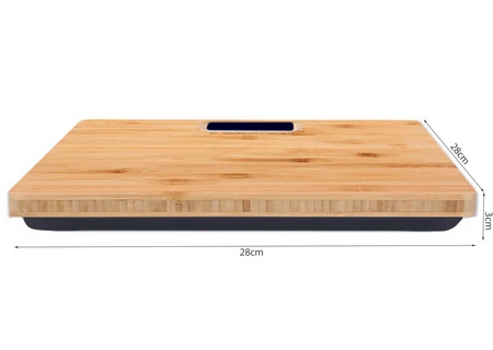 Waga Łazienkowa LED Naturalny Bambus max aż 180kg ISO TRADE