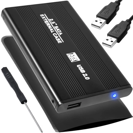 Obudowa Dysku HDD 2,5 Alu USB 3.0 Sata Etui Kabel ISO TRADE