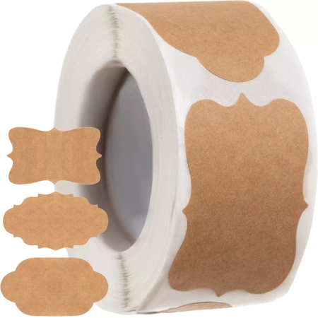 Naklejki na Przyprawy Etykiety na Słoiki 300 szt RUHHY