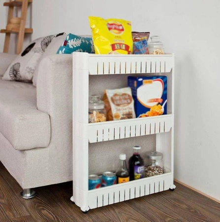 Regał Szafka Półka Łazienkowa Kuchenna z Kółkami RUHHY