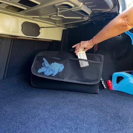 Organizer do Bagażnika Torba do Auta Samochodu Samochodowy na Rzepy Sztywny XTROBB