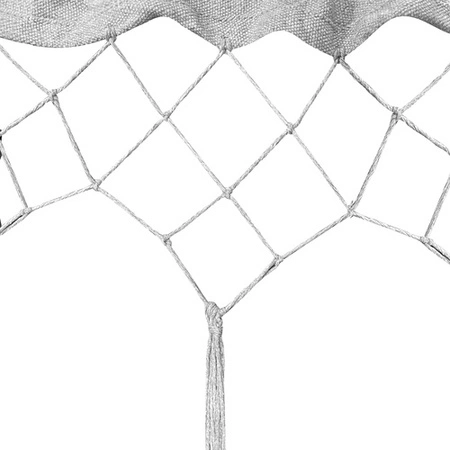 Hamak Ogrodowy Dwuosobowy Huśtawka Duży XXL Mocny 250kg Drążki Wiszący Boho GARDLOV