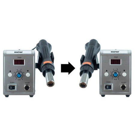 Stacja Lutownicza Lutownica na Gorące Powietrze BIGSTREN