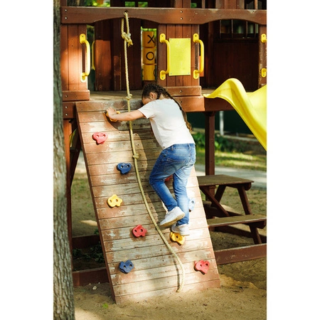 Kamienie Wspinaczkowe Uchwyty do Wspinaczki Duże dla Dzieci Zestaw Śruby UV KRUZZEL