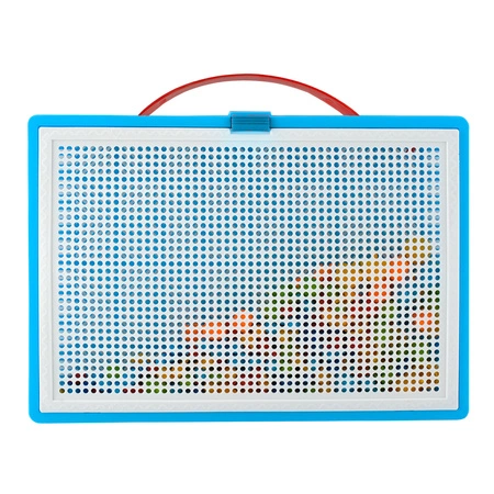 Układanka Guzikowa Mozaika Edukacyjna Grzybki Puzzle Pinezki Gra Trening ISO TRADE