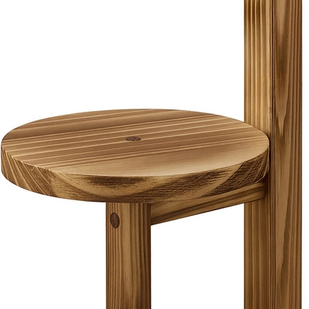 Kwietnik Stojący Drewniany Wysoki na Kwiatki Rośliny Stojak 6-Poziomowy Ruhhy 26041