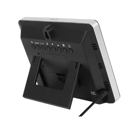 Stacja Pogodowa Pogody Higrometr Bezprzewodowa Termometr Czujnik Zegar Data IZOXIS