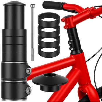 Adapter Przedłużka Wspornika Kierownicy do Roweru Mostek Aluminiowy 4 Ringi Trizand 25993