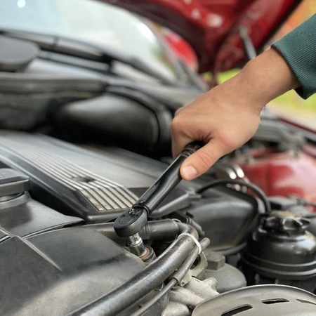 Klucz Dynamometryczny 1/4 2-24 Nm z Blokadą + Certyfikat Kalibracji w Etui BIGSTREN