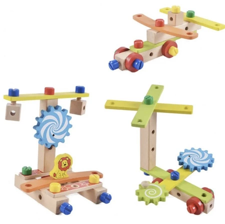 Warsztat Drewniany Krzesło Narzędzia dla Dzieci XXL Zestaw Majsterkowicza KRUZZEL