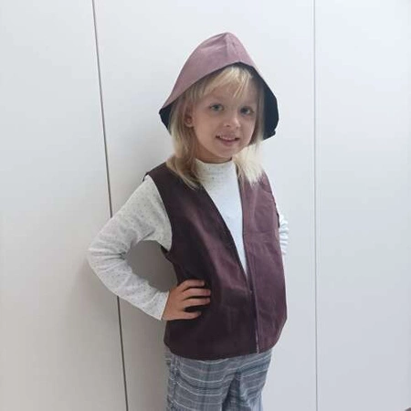 Strój Pastuszek na Jasełka Kamizelka Czapka Kostium Pasterz Baca Pastuch KRUZZEL