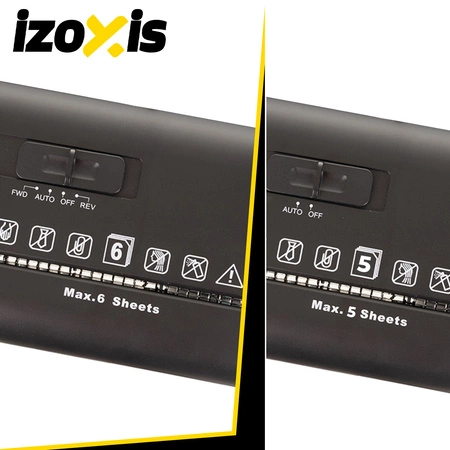 Niszczarka do Papieru Dokumentów Kart Automatyczna Mocna Wydajna 10L P-2 Izoxis 26136