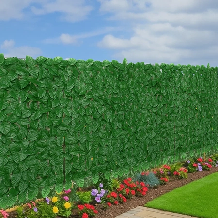 Sztuczny Żywopłot Bluszcz na Ogrodzenie Balkon Ścianę Siatka 5 m x 50 cm Gardlov 25342