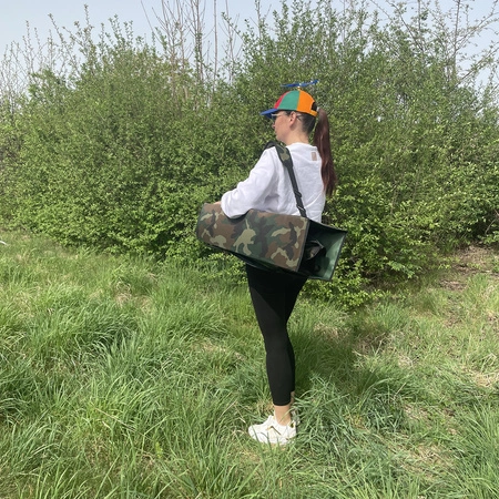 Krzesło Wędkarskie Turystyczne Fotel z Daszkiem TRIZAND