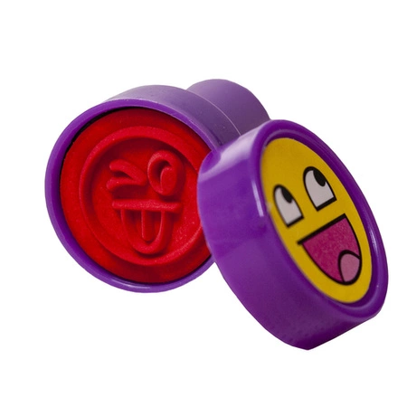 Pieczątki dla Dzieci Stempelki Stemple Zwierzaki Buźki Kolorowe Zestaw x 60 KRUZZEL