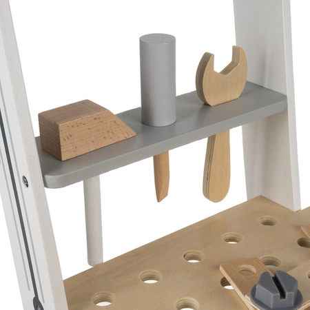 Warsztat dla Dzieci Zestaw Majsterkowicza Drewniany Narzędzia z Narzędziami KRUZZEL