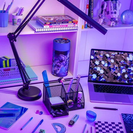 Przybornik na Biurko Organizer 6 Komór + Szufladka MAALEO