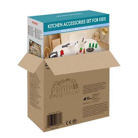 Garnki dla Dzieci KRUZZEL 32 el Akcesoria Kuchenne Zestaw Kuchenny Prezent Kruzzel 26330