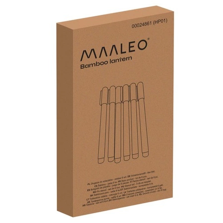 Pisaki do Szlaczków Wzorków Flamastry Robiące Wzorki Mazaki 6szt dla Dzieci MAALEO