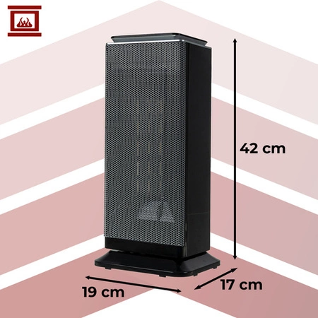 Grzejnik Elektryczny Ceramiczny KAMINER PTC 2000W Energooszczędny + Pilot