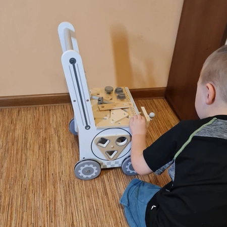 Warsztat dla Dzieci Zestaw Majsterkowicza Drewniany Narzędzia z Narzędziami KRUZZEL