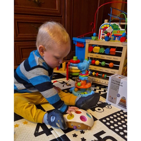 Zabawka Sensoryczna Montessori Jeż Kolorowy Jeżyk dla Dzieci Antystresowa KRUZZEL