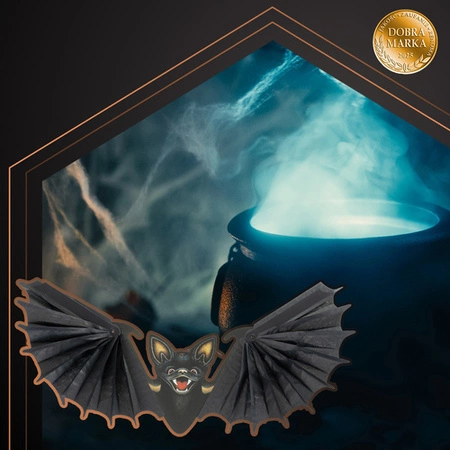 Nietoperz Dekoracja na Halloween Wiszący Dekoracyjny Duży Ozdoba 60cm Ruhhy 26126