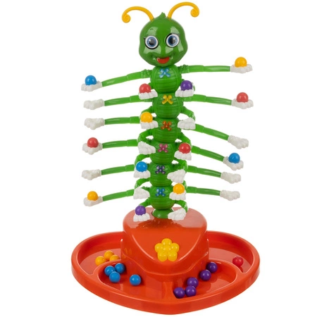 Gra Zręcznościowa Tańcząca Stonoga Gąsienica na Kulki Rodzinna dla Dzieci KRUZZEL