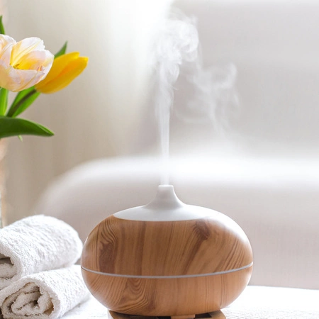 Nawilżacz Powietrza Aromaterapia Dyfuzor Zapachowy Jonizator Lampka + Pilot RUHHY