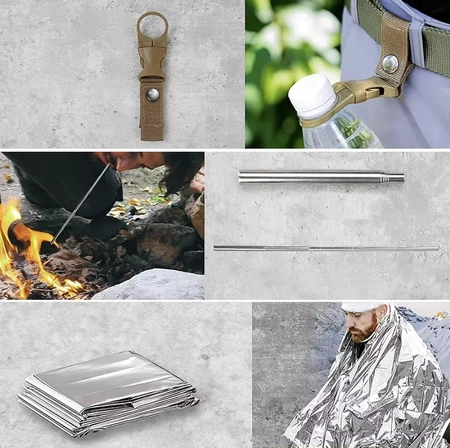 Wojskowy Survivalowy Zestaw Przeżycia Survival 32w1 TRIZAND