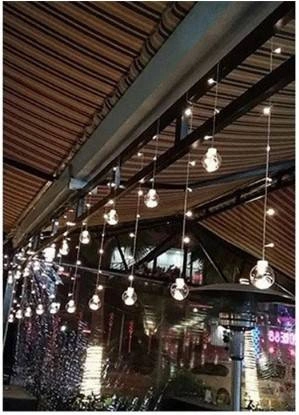 Kule Wiszące Lampki Choinkowe Kurtyna 108 LED zb ISO TRADE