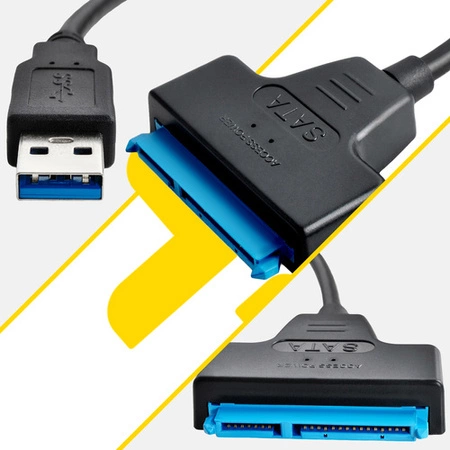 Adapter Sata USB SSD 3.0 do Dysku HDD na Dysk Kabel Przejściówka Dysków 2,5 Izoxis 26096