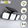 Lampa solarna Ogrodowa IZOXIS 167LED 500lm Pilot Czujnik Ruchu Zmierzchu 24633